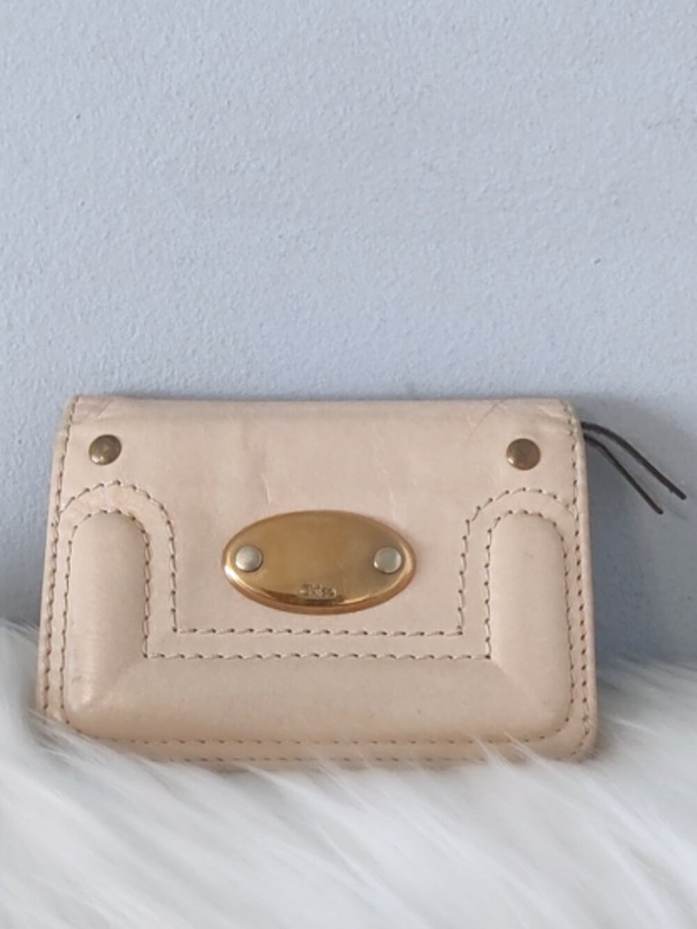 Chloe leather compact wallet GUC